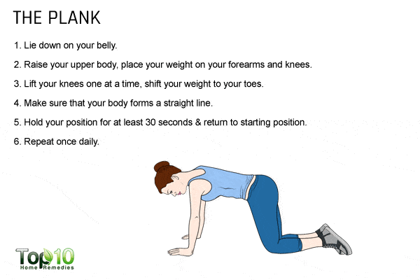 bài tập giảm mỡ bụng plank
